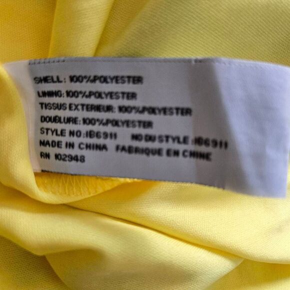 Tulle Women’s Yellow Floral Sleeveless Fit & Flare Dress Size Small Boho Sundres - Picture 9 of 9